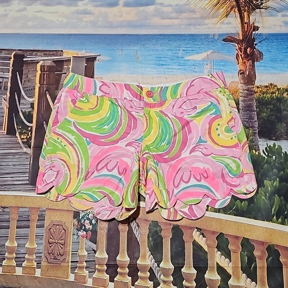 Lilly Pulitzer Buttercup‎ Shorts Size 0 - Picture 1 of 5